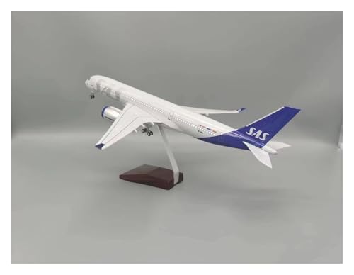 Avión de metal A350-900 para decorar estudios de aviación de 47 cm 2