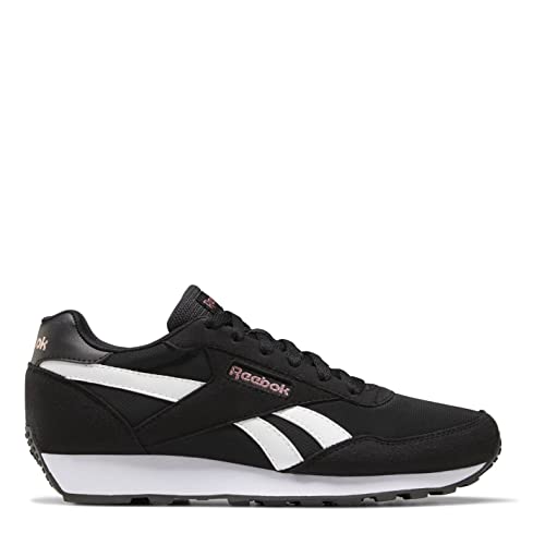 Reebok Rewind Run, Sneaker Donna, Core Black White Blush Metal, 39 EU
