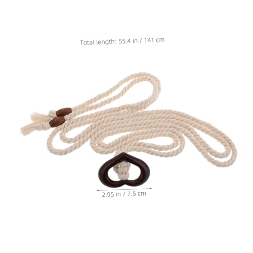 BESTYASH Boho Rope Waist Belt for Women Adjustable Fashion Accessory for Pants Versatile Use for Parties Dates and Travel Highlights Waistline and Feminine Shape2