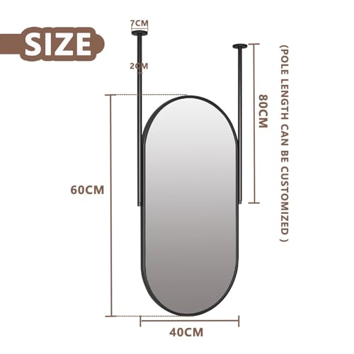 Miroir flottant de salle de bain pour optimiser les petits espaces - 2