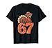 67 Funny Thanksgiving Turkey Meme Six Seven 6 7 Gift T-Shirt