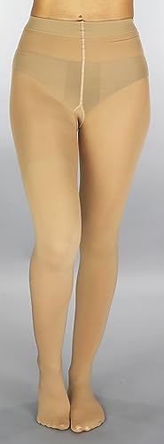 Mona's Choice Ladies Run Resistant Light Gloss Opaque Tights/Waitress Tights2