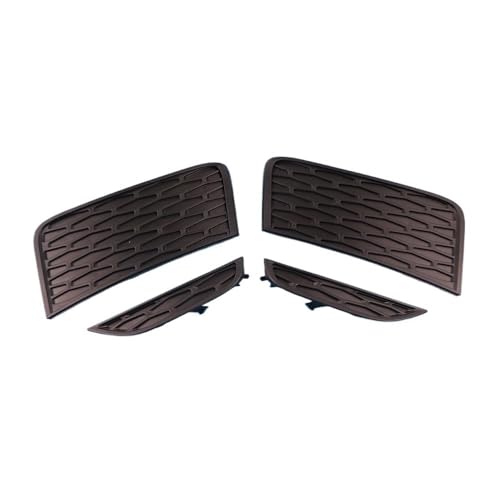 Rejilla delantera de parachoques compatible con Range Rover Evoque 2012 a 2015, bisel de faro 2
