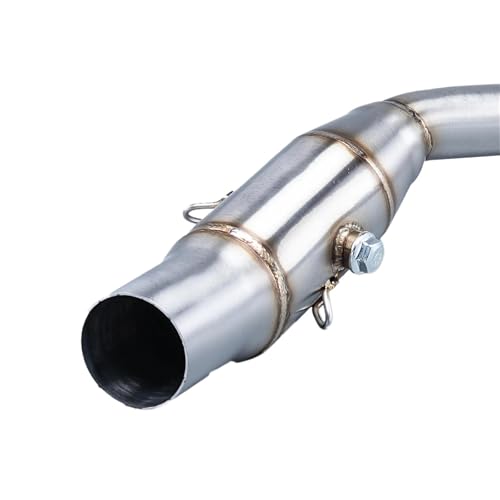 Tubo de escape acero inoxidable forza 350 con silenciador modificado nss350 4