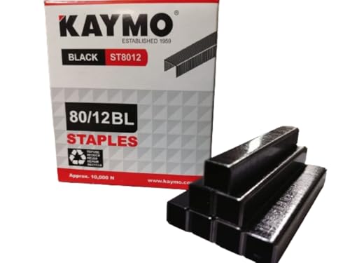 Image of Kaymo 80 Series Heavy Duty Staple (Staple Black Color - 12MM)