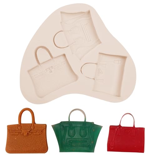 Fashion Handbag Clutch Bags Purses Silicone Candy Mold for Chocolate