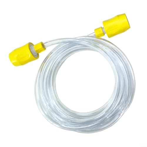 Risveglio Kit de tubo de manguera de repuesto para Karcher para PUZZI 8 10 100 10 1 10 2 8 200 parte 4.446 023.0 accesorios de aspiradora con manguera amarilla (1 paquete)