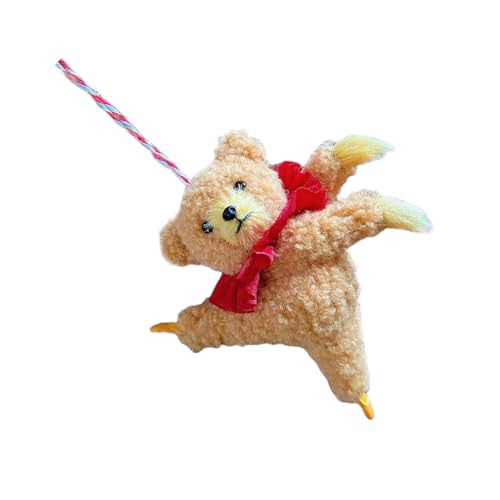 Porte-clés ours en peluche doux pour embellir vos sacs de nuit