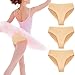 Produktbild Charmi Mädchen Unterhosen Dance Ballett Unterwäsche Einfarbig 3er-Pack Beige 152-158 (Herstellergröße 160)