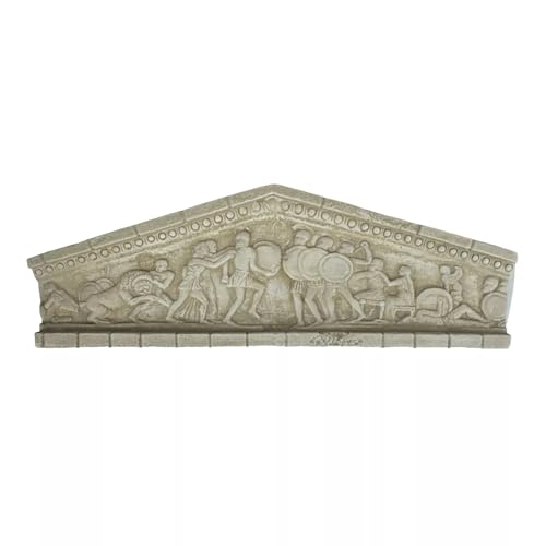 Delphi Pediment Replica Ancient Greek Wall Plaque Relief Sculpture
