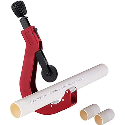 BAOSHISHAN 50-120mm Plastic Pipe Cutter Adjustable 2''~4-4/5'' PVC Pipe Cutter Rotary Cutting Hard Plastic Tube PPR PE Cutting Tools Cover