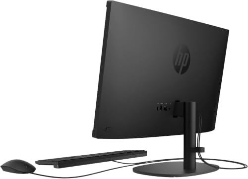Image of HP 21.5 inch FHD All-in-One Desktop Computer, 16GB RAM 1TB SSD, Intel N200 Processor, Keyboard & Mouse Included, PLUSERA 8-in-1 Hub, Windows 11, Jet Black