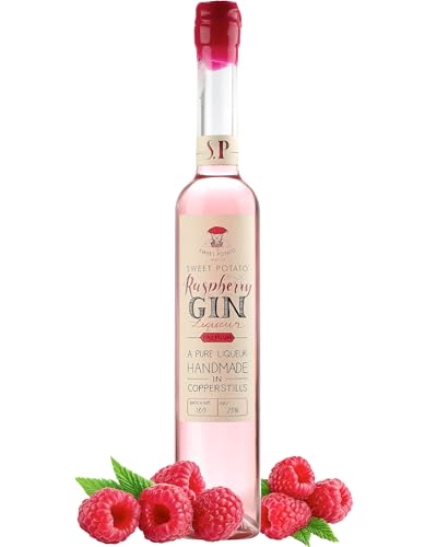 The Sweet Potato Spirit Raspberry Liqueur, 50 cl - 25% ABV, Natural Flavoured Gin Liqueur with Sweet Potatoes, Raspberries & Violet Notes - Ideal for Cocktails & Desserts