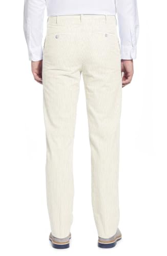 Mens Summer Seersucker Slim Fit Pants Mens Cotton Sear Sucker Suit Separate Pants Trousers3