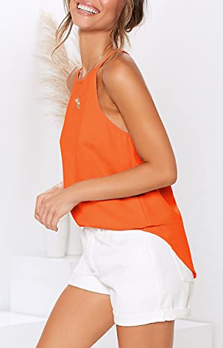 Image of LouKeith Womens Tank Tops Casual Flowy Printed Vest Shirts Sleeveless Cotton Soft Summer Tees Blouses