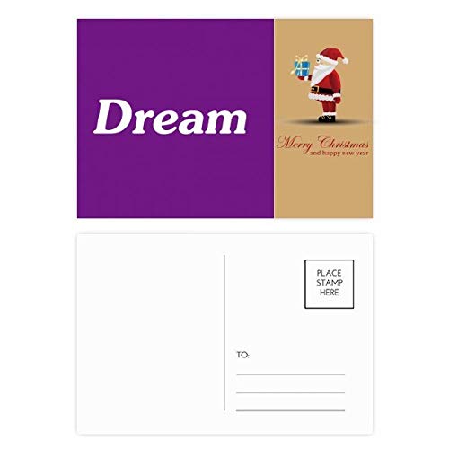 Cartes postales citation inspirante Père Noël pour décorer vos tables de fête et correspondre