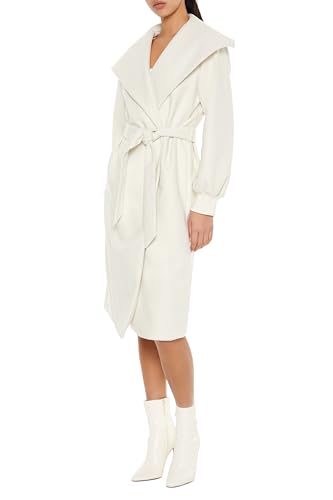 Forever 21 Women's Longline Tie-Waist Coat3