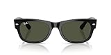 RAY-BAN Occhiali da sole unisex Evolution Full Rim - Nero - Verde, 55 mm