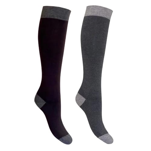 Image of Cotton Knee High Socks for Women Made in Italy, Long Socks for Women (One Size Fits All) Women Dress Socks