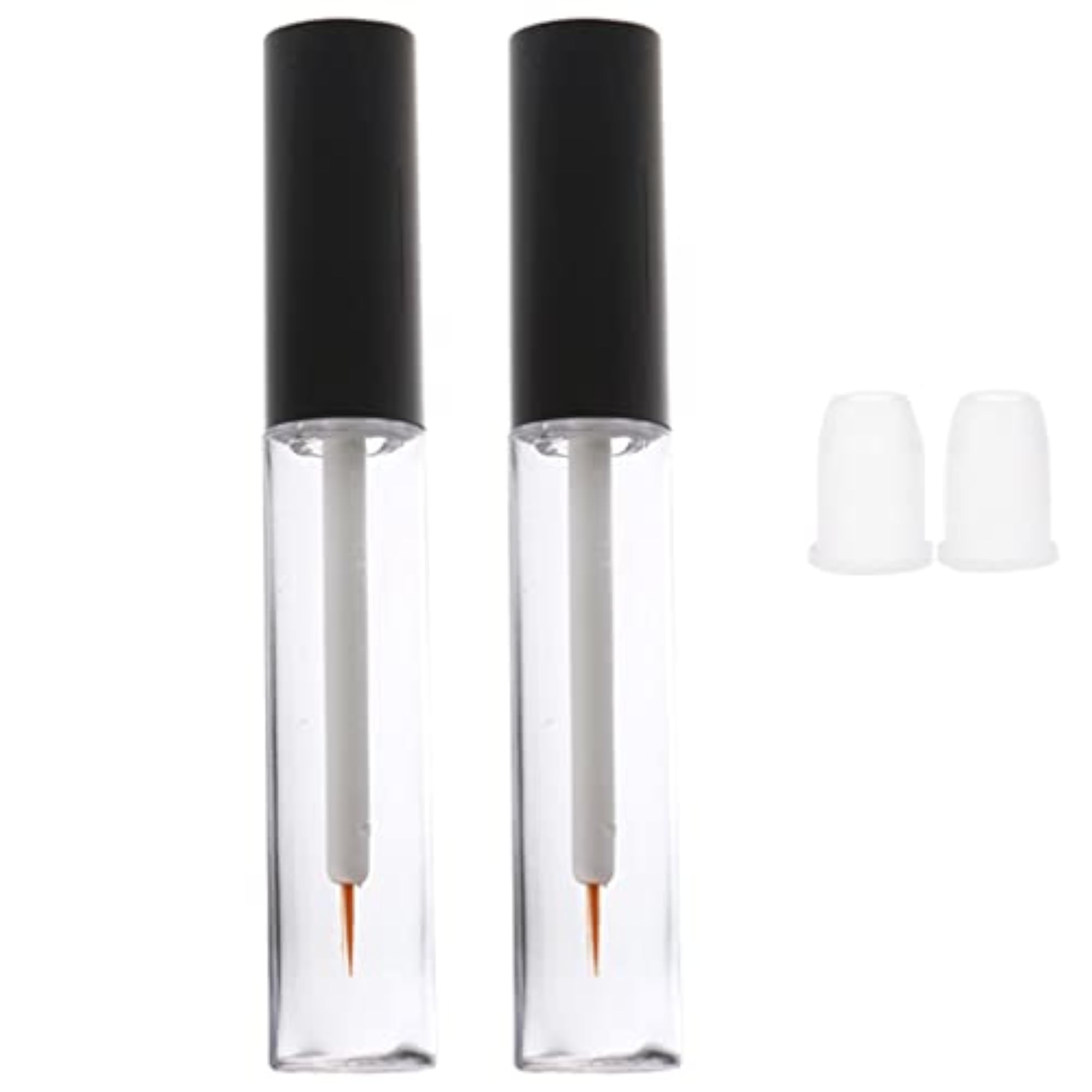 2pcs 10ml Reusable Clear Empty Bottle for Eyeliner/Oil
