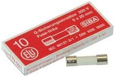 Siba 70-007-33/10a Fuse, 20x5 Ceramic Quick Blow 10a (pack Of 10)