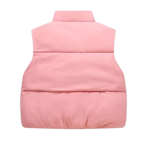 Boys Girls Puffer Down Vest Winter Sleeveless Quilted Jacket Kids Zip Up Outerwear Gilet Outdoor Outfits with Pocket4