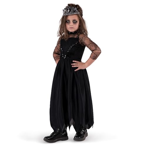 Disfraz Princesa Negro para Niñas Halloween miniatura 3
