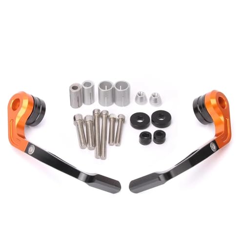 Garde de levier moto haut de gamme en aluminium CNC orange pour Kawasaki ZX-6R