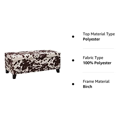 Christopher Knight Home Breanna Storage Ottoman Bench, Milk Cow Print #TOP5