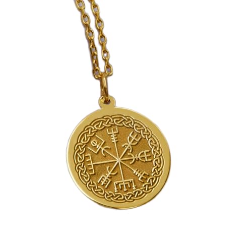 Bijou nordique boussole viking Vegvisir en argent le cadeau symbolique idéal