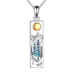 Silver-Dragonfly Mountain Necklace