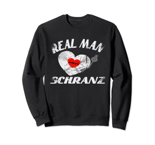 Man Love Play Armoire Techno cadeau DJ disque vinyle cœur Sweatshirt