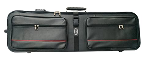 Image of MALAV Roland XPS-10 Synthesizer Keyboard Cover Bag with Padding & Shoulder Straps (Leatherate Wheel Case Bag)