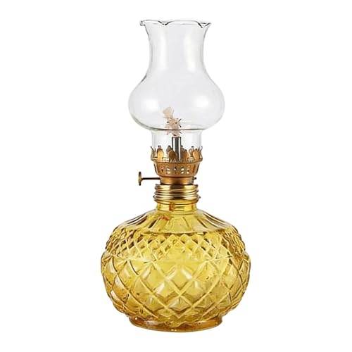 Vintage Oil Lamp & Glass Cover, Decorative Candle Holders, Kerosene Lantern - image 3