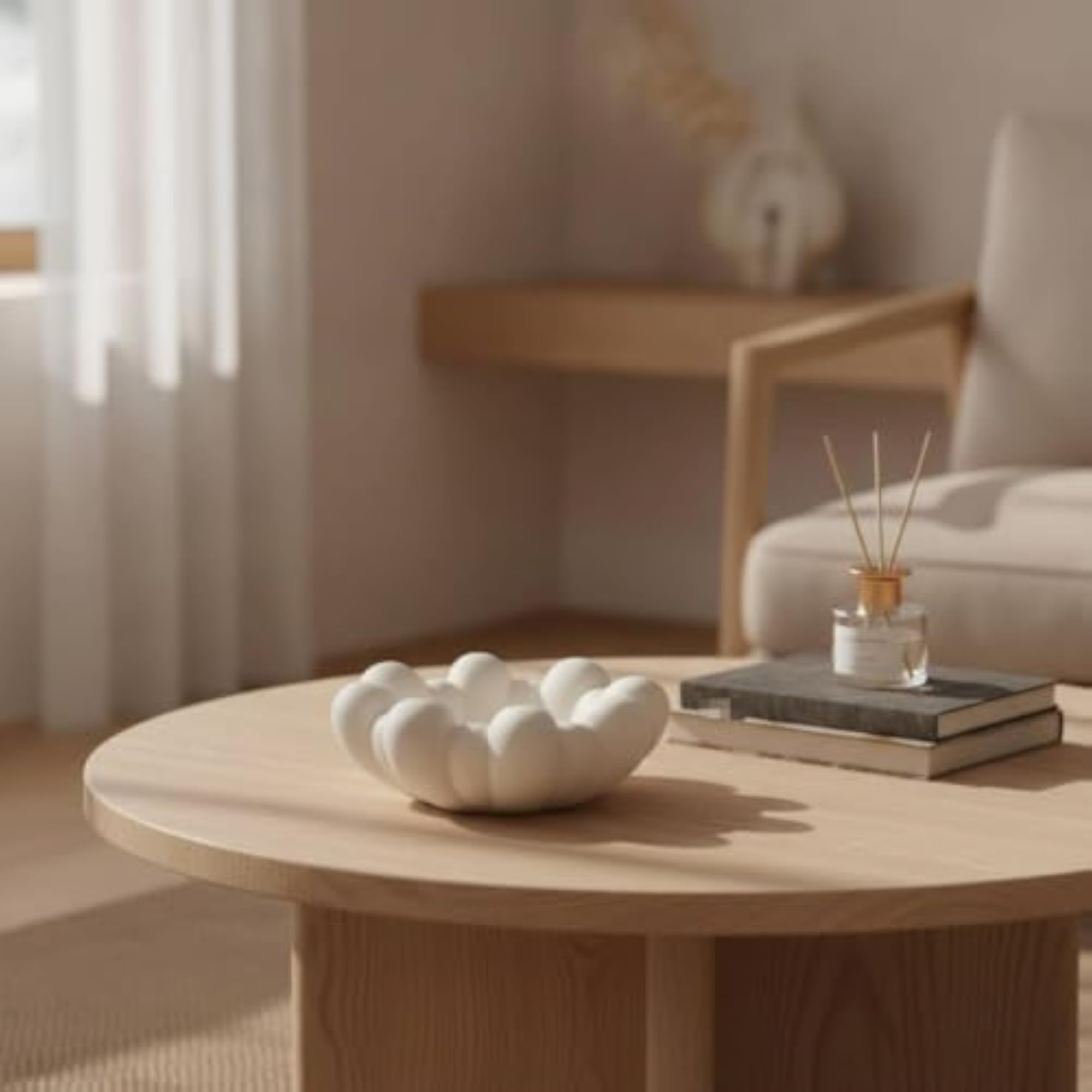 CLOVRIX® Textured Sculptural Tray with Legs