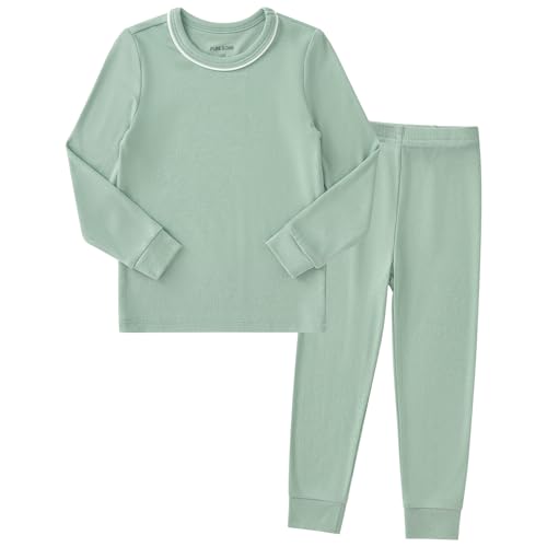 Image of pureborn Baby Pajamas Set Toddler Snug Fit Cotton Sleepwear 2pcs 12M-7Y