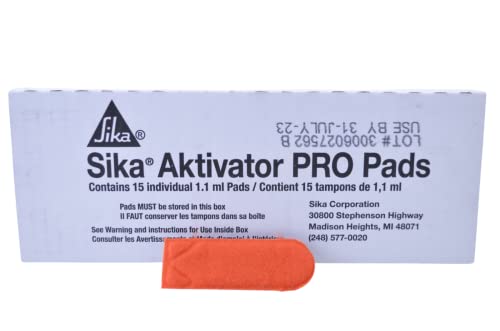 Sikatack Mach 60 Auto Glass Urethane, Adhesive Sealant 24 Cartridge (300Ml) Kit With Primer And Aktivator Pro Pad #TOP5