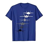 Air Force Fighter Jets F-4 F-111 F-15 F-16 F-22 F-35 T-Shirt