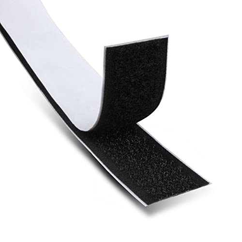 Bande Velcro autocollante - Largeur : 20 mm - Vendu au mètre - Extra forte - Fermeture Velcro Cover
