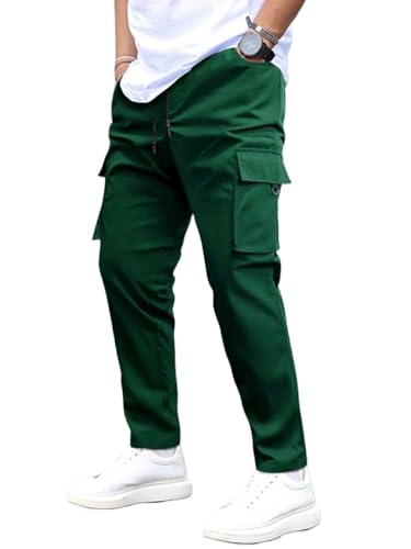 Men's Pants Men's Drawstring Side Pocket Pants Casual
