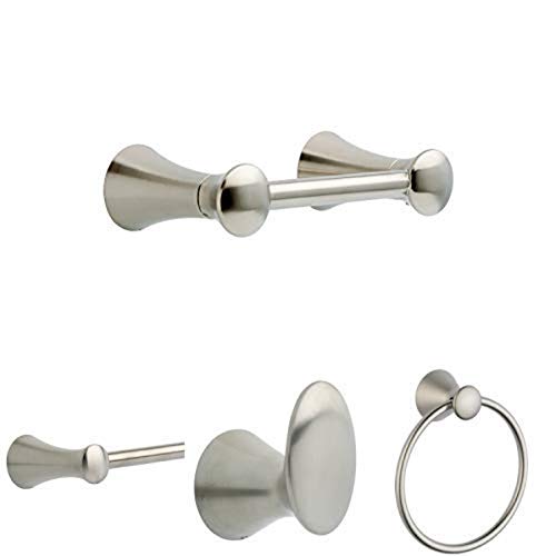 Flash Deals - 40% OFF Delta Faucet Lahara Bath Hardware Accessory Set - 4 Piece, Stainless