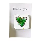 Ldabrye Hug Happy-Birthday Love Sunshine ポケットガラス ハート 記念品 ギフト ガラス ハート お土産 母の日 パーティー 記念品