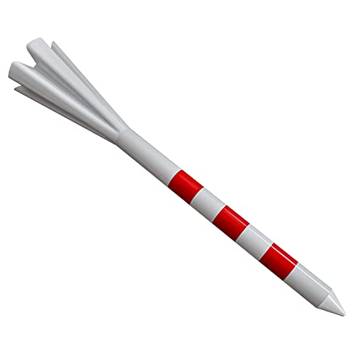 Tees en plastique de golf Noa Store Champ Zarma Fly My Hite 7,6 cm Blanc/rouge