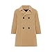 Meikulo Boys Double Breasted Pea Coat Kids Winter Notched Collar Overcoat 5-14 Years