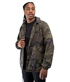 Cottonhood Coaches Jacket, Nylon Windbreaker for Men - XL, Camo, Lightweight and Water-Resistant Coach Jacket