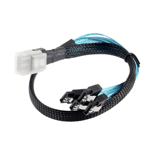 Cable divisor S-AS SFF-8087 36 pines a 4 SATA 7 pines 1m miniatura 2