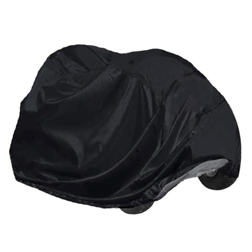 Riding Lawn Mower Cover Heavy Duty 420D Polyester Oxford Anti-UV, Waterproof Tractor Cover Fits Decks Up to 54