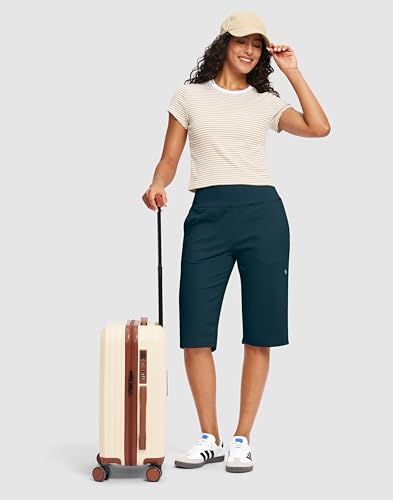 Image of SANTINY 14 inch /12 inch Long Shorts for Women