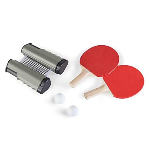STATS Retracktable Anywhere Table Tennis Set, Multicolor