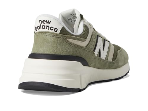 Image of New Balance Unisex 997R Dark Olivine /Sea Salt (Men 7 Medium Women 8.5 Medium)